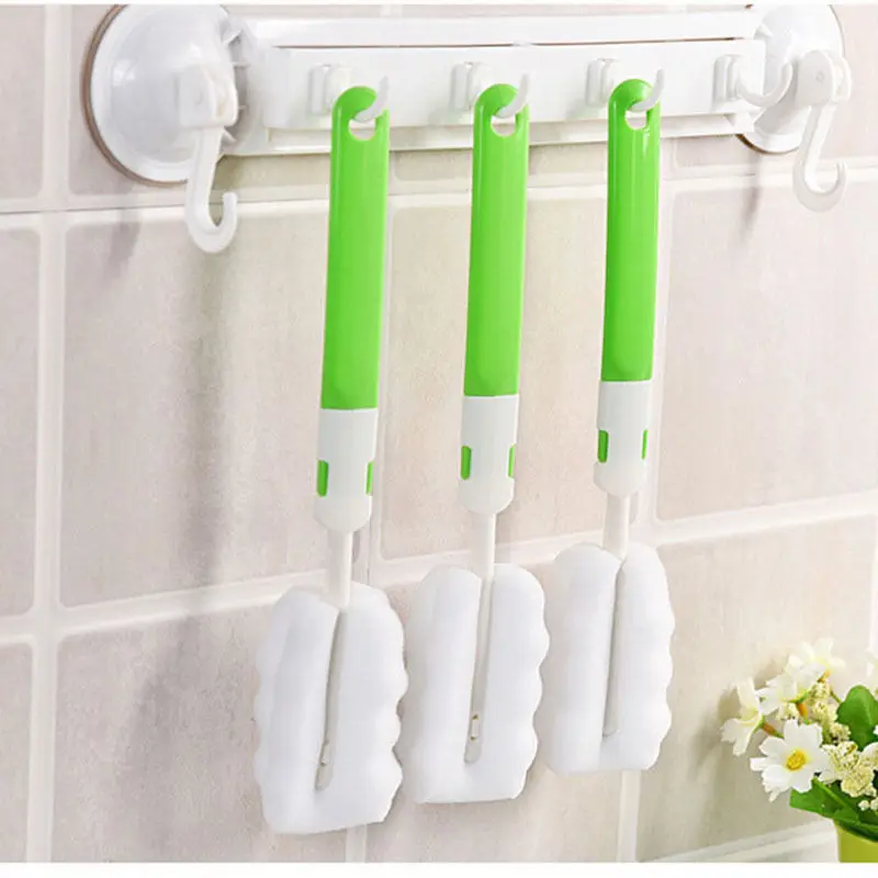 Щетка для молочных бутылок новорожденных губка соска носик трубка Чистый