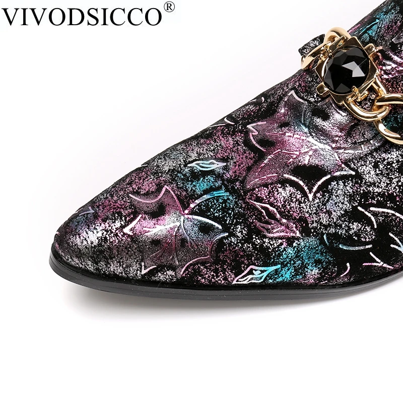 VIVODSICCO/модные мужские оксфорды из натуральной кожи; деловая Мужская обувь; брендовая мужская Свадебная обувь; Мужские модельные туфли; zapatos hombre