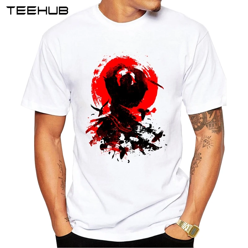 Мужская футболка с коротким рукавом TEEHUB модная принтом Samurai Clash и круглым вырезом