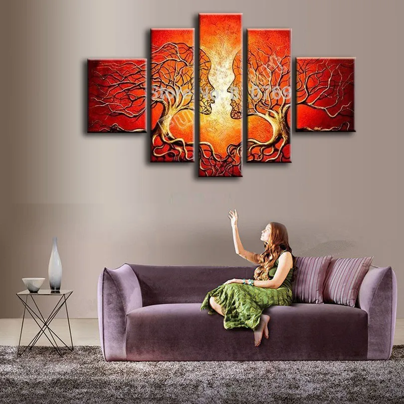

100% hand-painted oil painting High quality professional painting Household adornment art pictures Match framework DM-07412