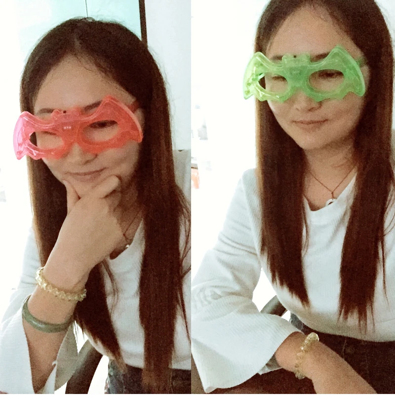 12 шт. светодиодные очки летучая мышь для детей и взрослых | Дом сад