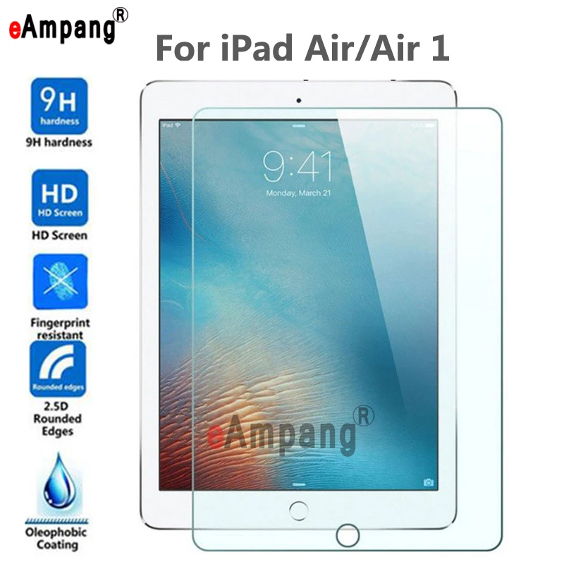 Прозрачная защитная пленка для экрана из закаленного стекла Apple iPad 5 Air 1 Air1 A1474