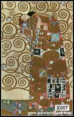 Wholesale klimt oil paintings 100% hand painted tree of life canvas Gustav Klimt painting replicas | Дом и сад
