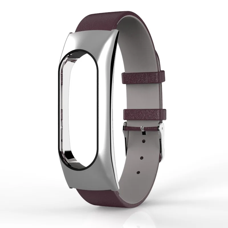 2017 Mi Band 2 Leather Strap Watchband Replacement Wrist For Xiaomi Smart Bracelet Accessories Miband | Электроника