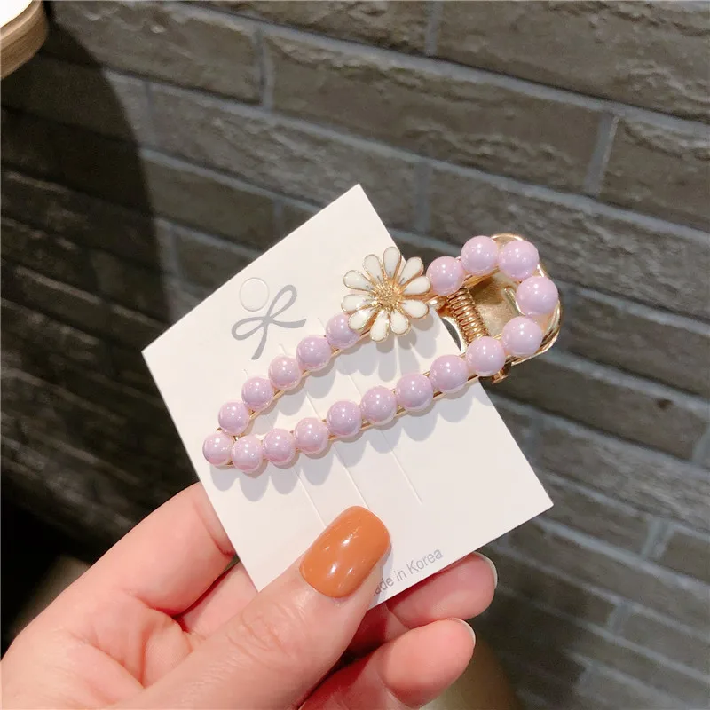 Корейский Весна и лето конфеты цвета заколки для волос женщин капли воды