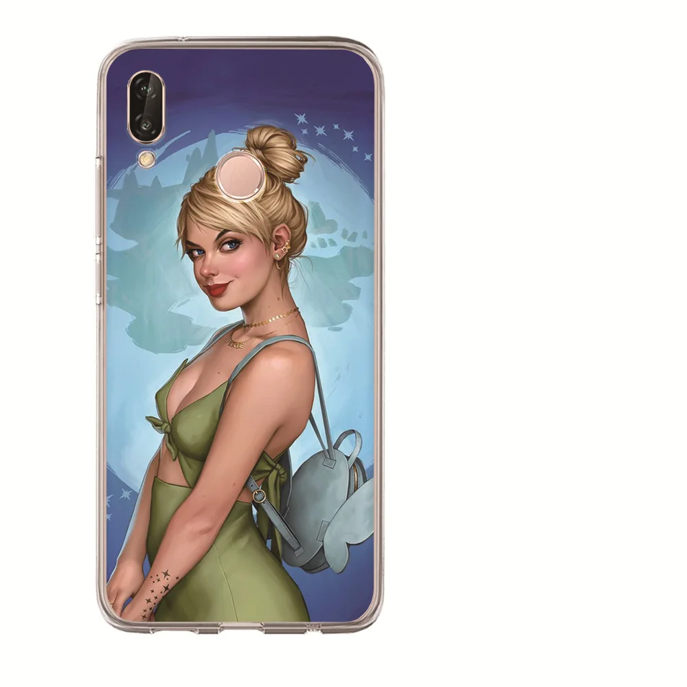 Чехол для телефона Huawei Nova 3i 2 Plus Y5 2018 Y6 II Pro Y7 P Smart P8 P9 Lite Etui Luxury Princess Белоснежка