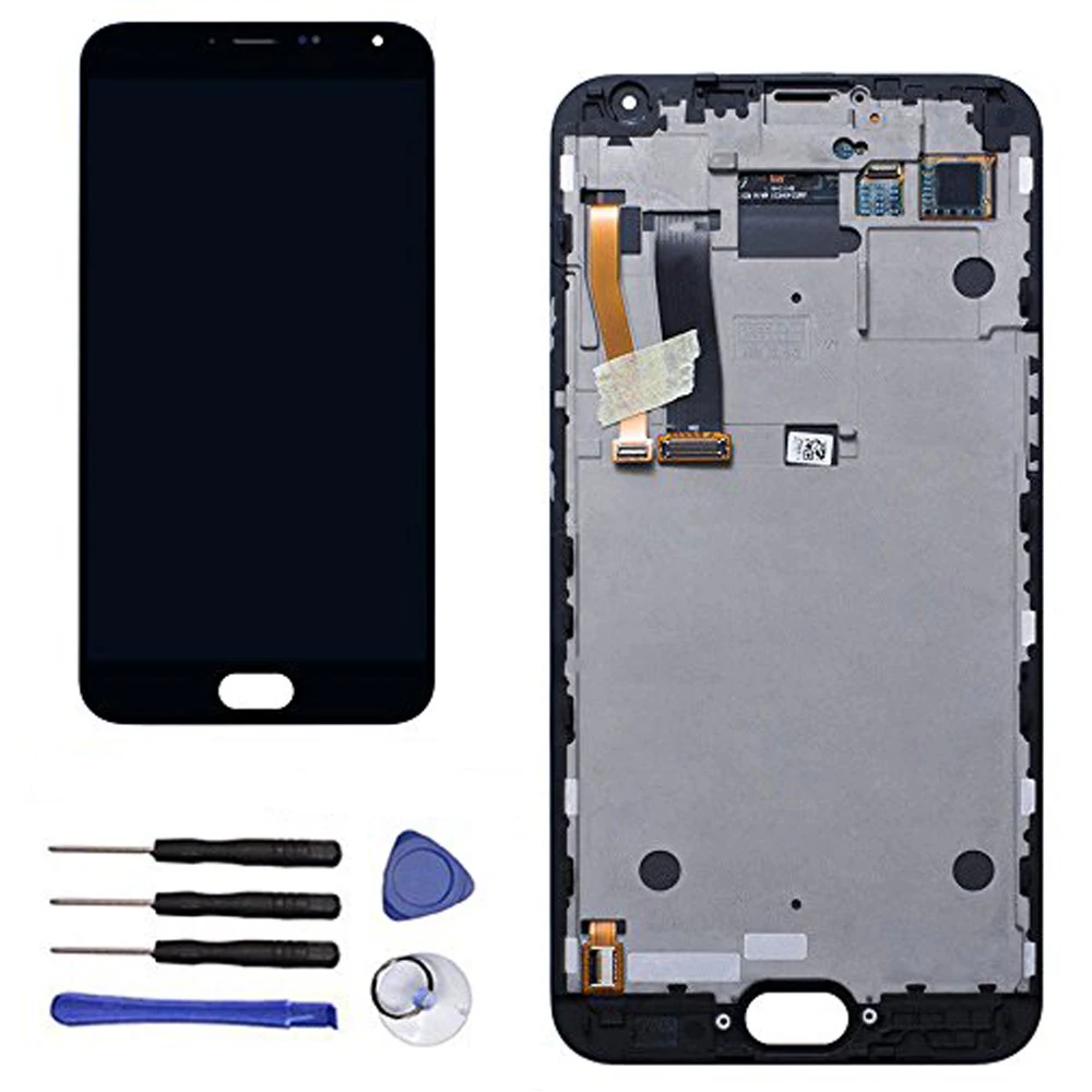 Sinbeda 5 &quotпротестированный ЖК дисплей для MEIZU MX5 сенсорный экран с рамкой