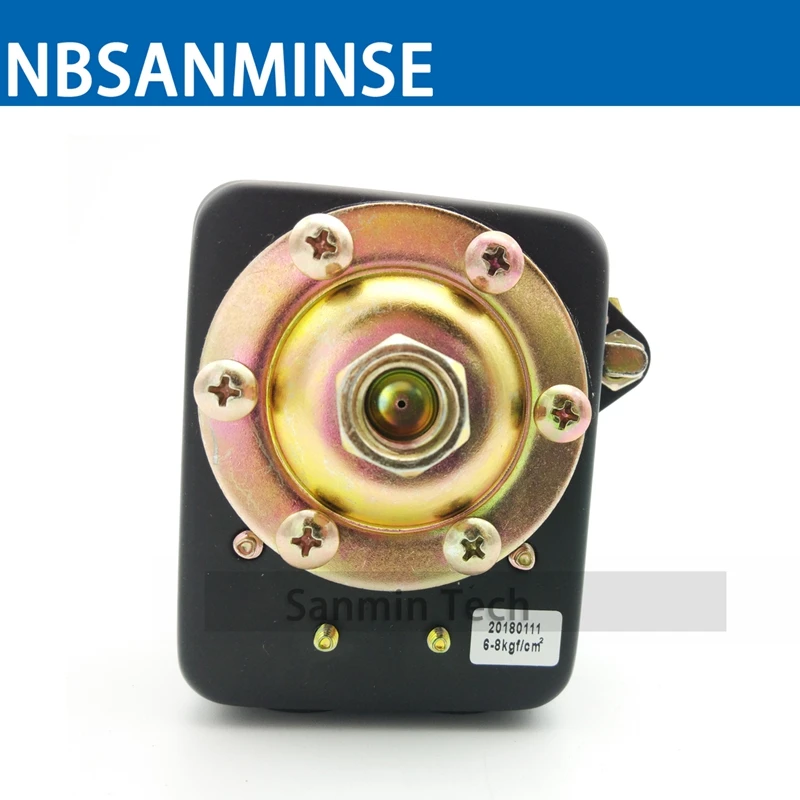 NBSANMINSE SMF 17 1/4 3/8 NPT Thread переключатель давления для воздушного компрессора 8-10bar 8-12bar