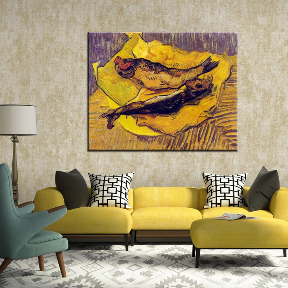 Две красные сельмена Винсента Ван Гога ручная роспись копия известная масляная