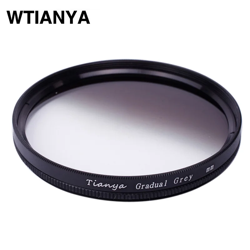 Tianya 3 в 1 градиентный фильтр 40 5 46 49 52 58 62 67 72 77 82 мм серый синий оранжевый изменение