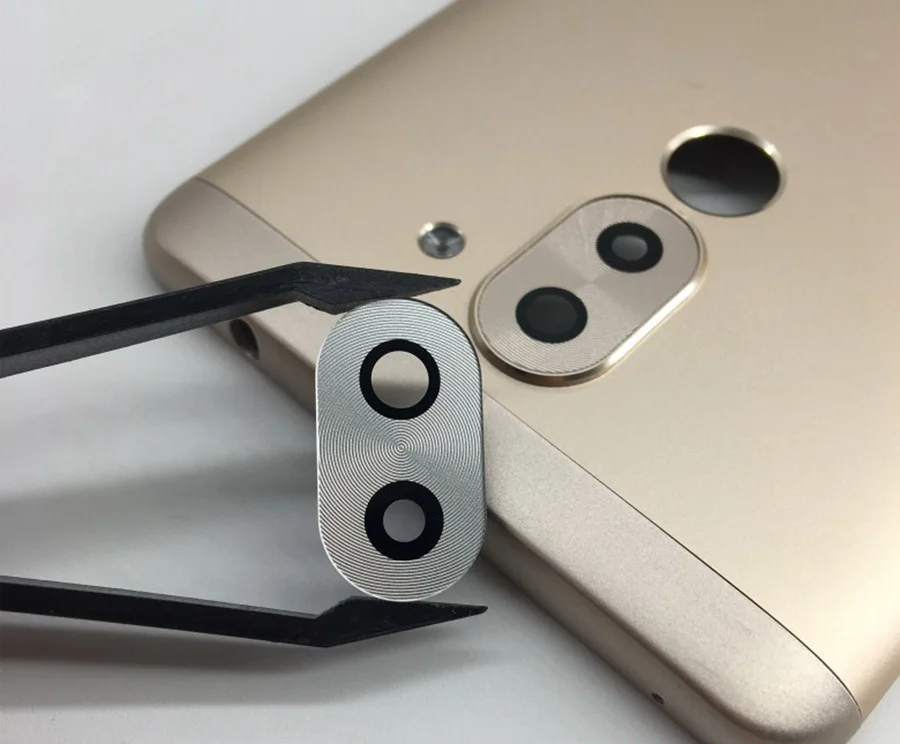 2 шт./лот, для huawei Honor 6X, объектив для задней камеры, стеклянная крышка для Honor 6X, задний объектив для камеры с клейкой поверхностью mate 9 Lite GR5