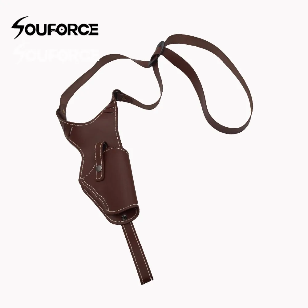 

Vertical Pure Leather Handbag Fit for Medium-sized Automatic Guns Frame Glock17 Gun Holste for Hunting Shooting Accessory