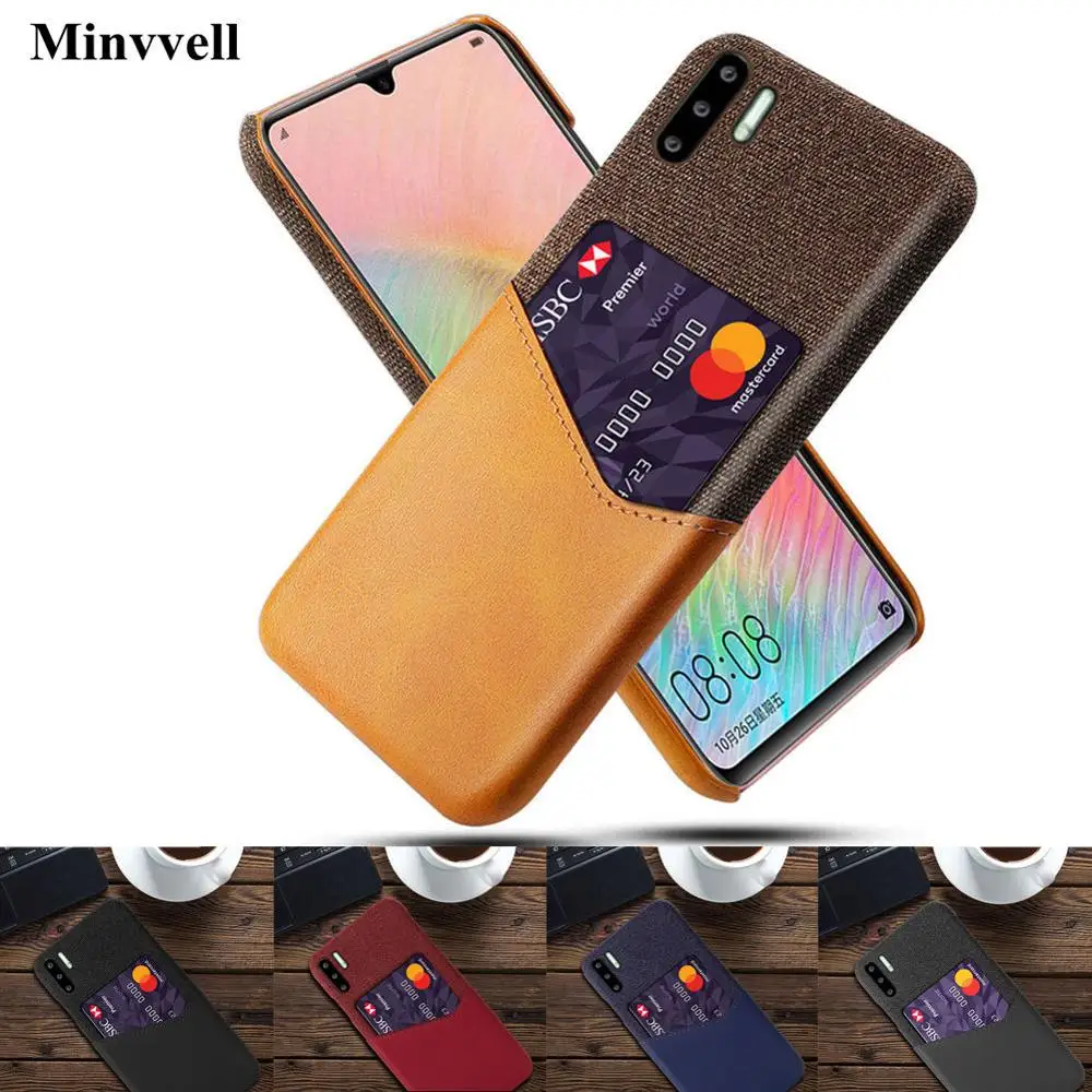 

Business Case For Huawei P30 Pro Lite P20 Mate 20 20X 10 Pro Card Slots Cover Cases For Huawei Honor V20 20i 10i 8X 10 Lite Capa