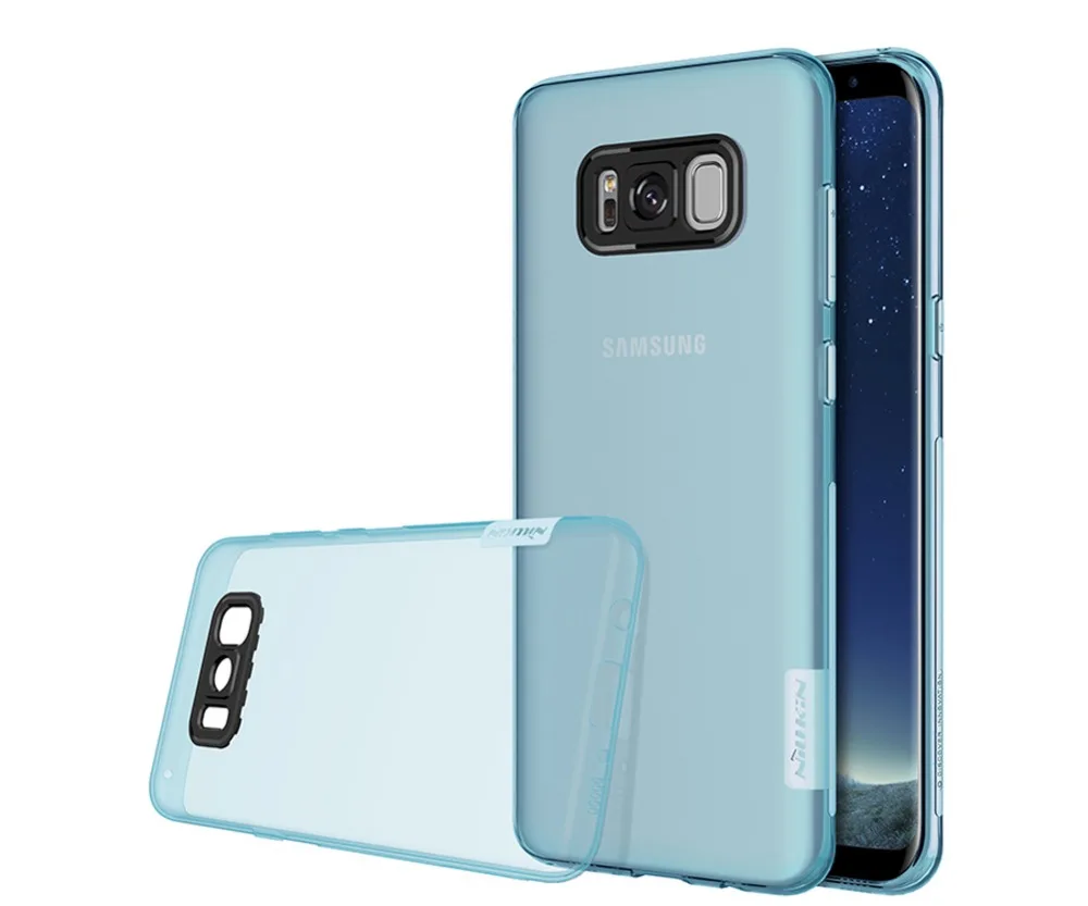 NILLKIN для samsung galaxy s8 plus чехлы телефонов противоскользящая Мягкая тонкая задняя