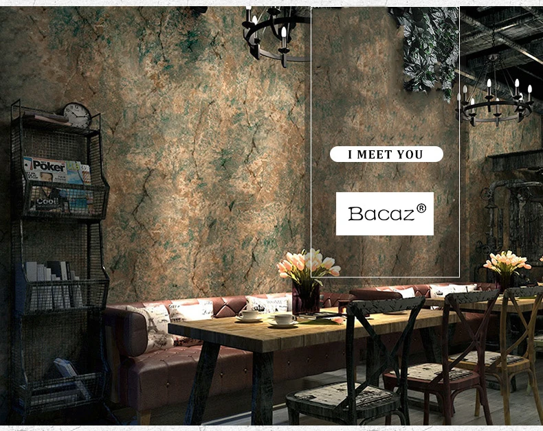 Bacaz блок/камень/мрамор рулон обоев для офиса кофейной комнаты ресторана 3D Papel Parede блок стены бумаги рулон покрытия стен
