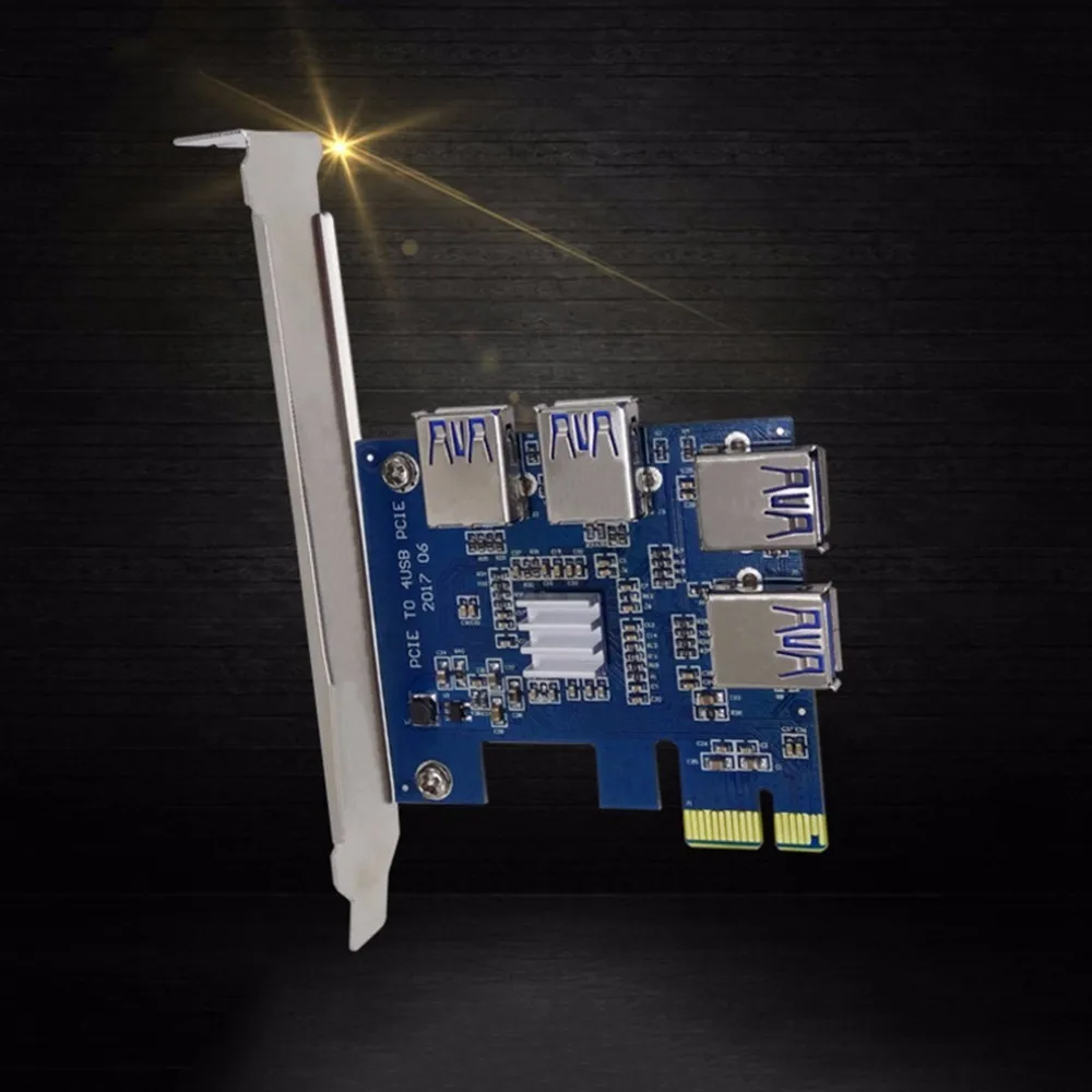 USB 3,0 PCI-E PCI Express 1-4 мультипликатор карты Express для DOS Linux Windows 7 8 10 1x до 16x расширитель Riser Card Adapter PCIE