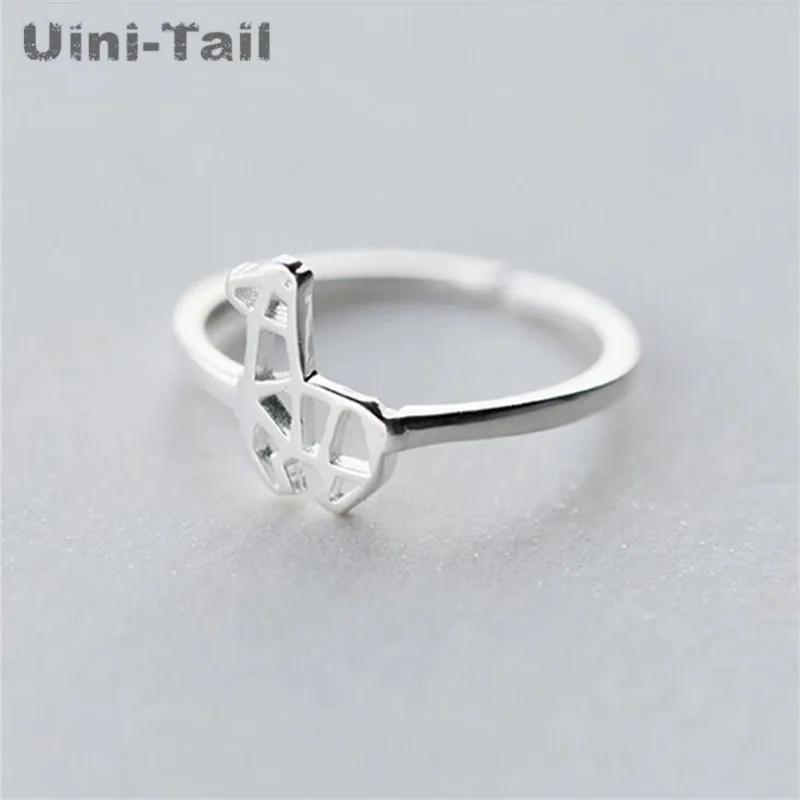 Uini Tail хит продаж новинка Стерлинговое Серебро 925 пробы милое креативное Открытое