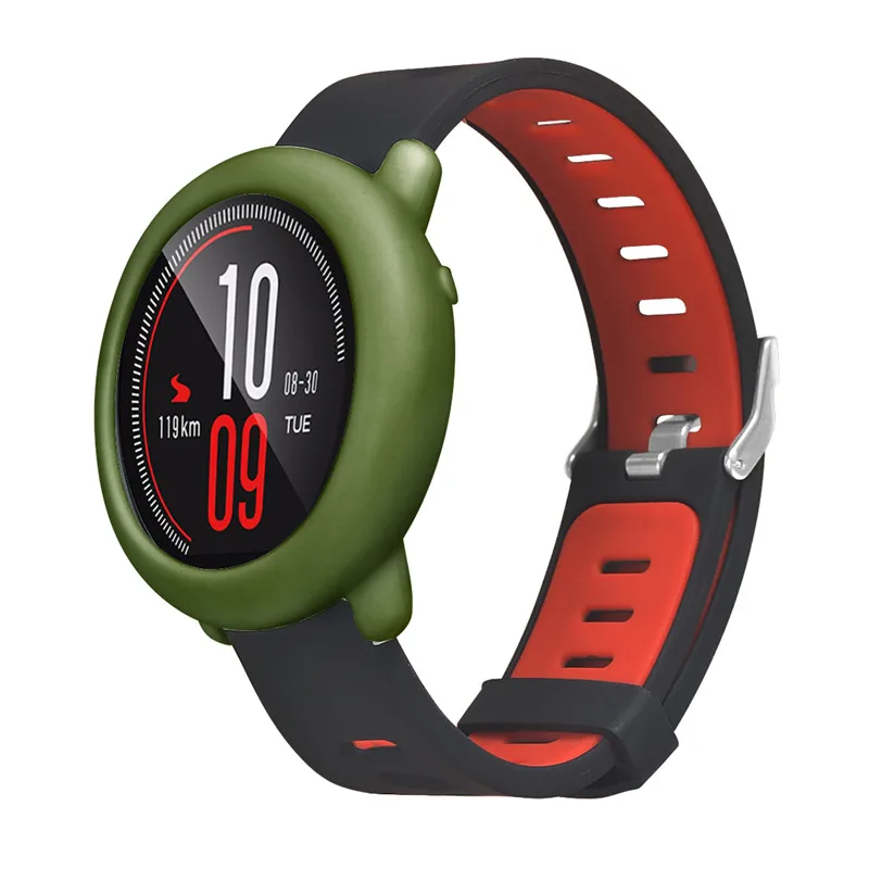 Новые модные силиконовые чехлы для xiaomi huami amazfit pace чехол для смарт часов мягкая оболочка защитная рамка