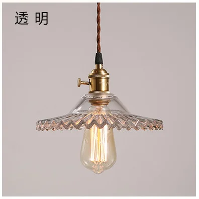 Винтажная Подвесная лампа в стиле лофт старинная стеклянная винтажная Эдисона
