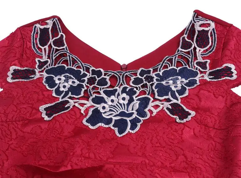 Женское летнее платье с вышивкой элегантная винтажная ткань вышитое в стиле