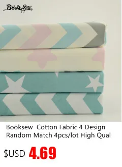 Booksew, Новое поступление, домашний текстиль, хлопок, саржа, ткань для лоскутного шитья, постельные принадлежности, подушка, детский цветочный узор, ткань для шитья Tecido