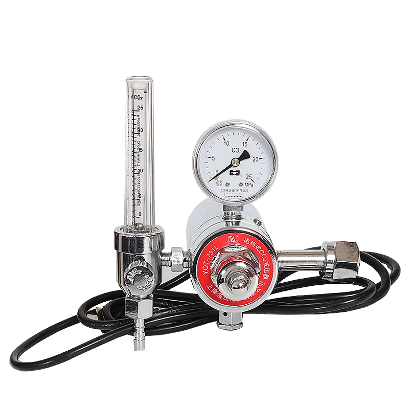 

Shanghai Brand YQT-731LR Carbon Dioxide Electrically Heated Pressure Reducer 36V110V220V Shanghai Pressure Reducer Factory
