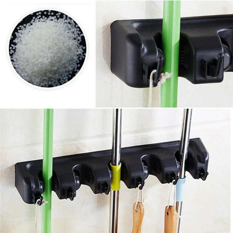 Держатель для швабры без пробивного крючка крепкая клейкая настенная Швабра