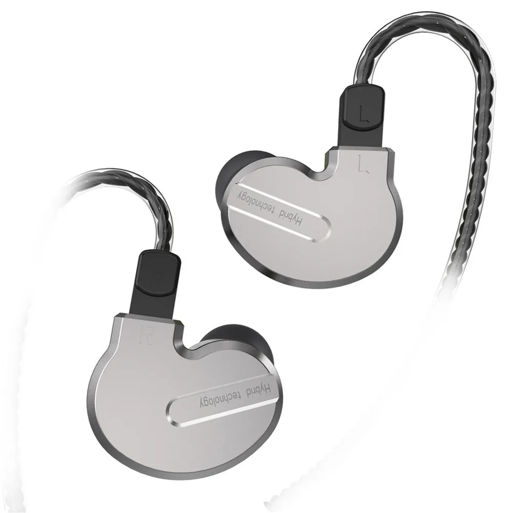 Тройные наушники для водителей BQEYZ KB1 1DD 3BA Hi Fi стерео металлический корпус съемный