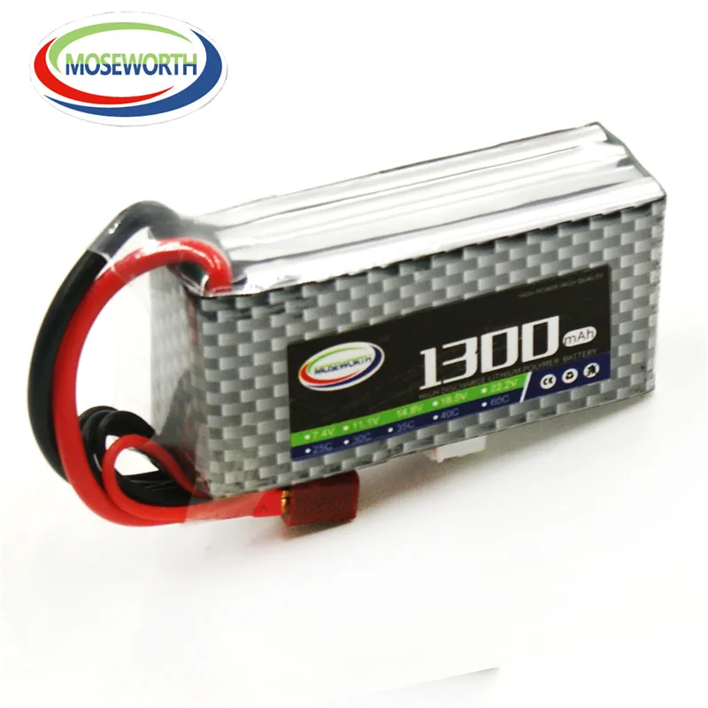 Аккумулятор Lipo 4S 14 8 в 1300 мА · ч 60C для радиоуправляемого самолета квадрокоптера