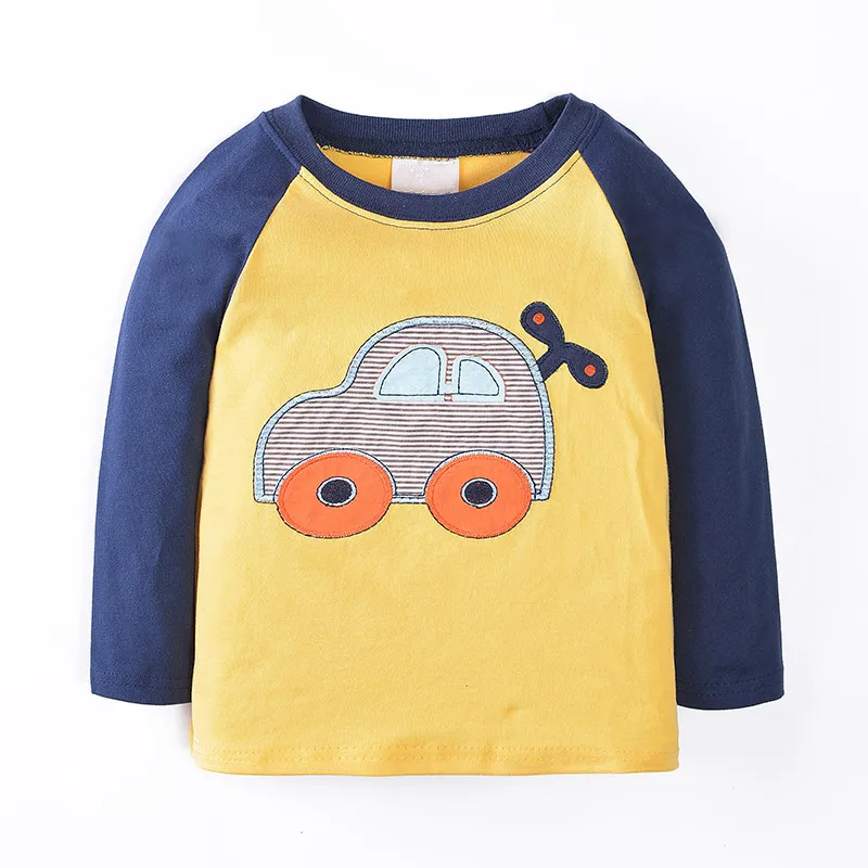 Новые дизайнерские Детские футболки с длинными рукавами одежда для маленьких