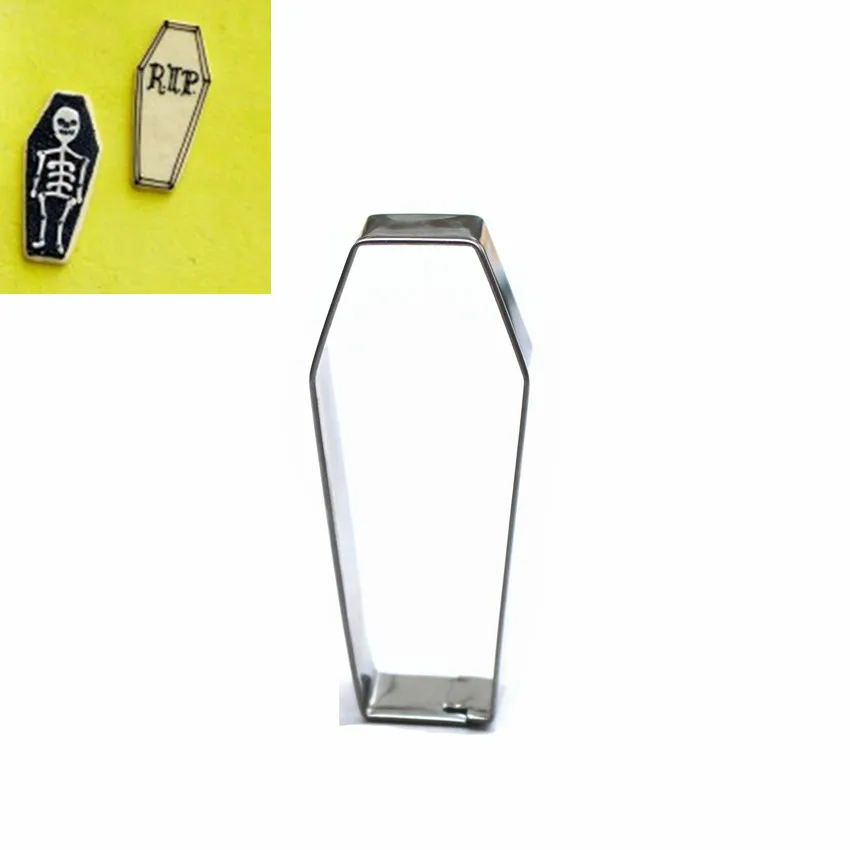 

Halloween coffin stainless steel cookie mould