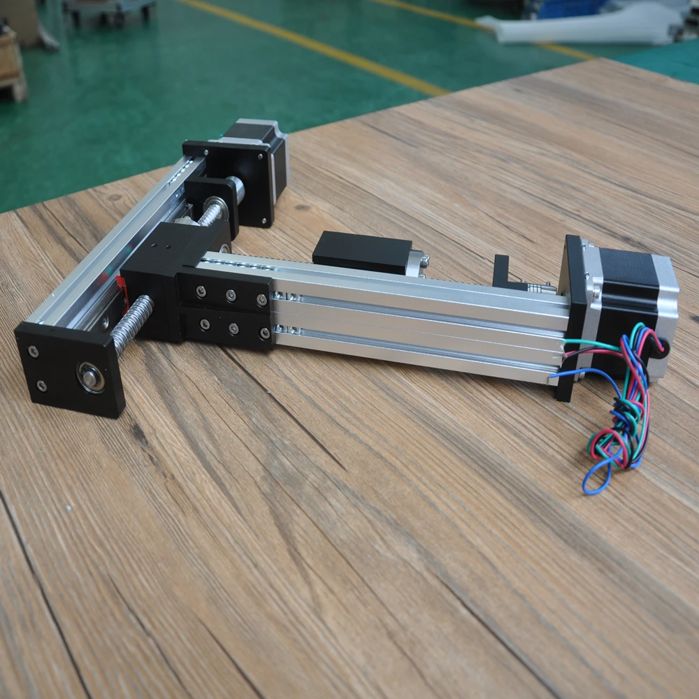Бесплатная доставка cnc XY линейная движущаяся ось скользящий стол шаровой винт