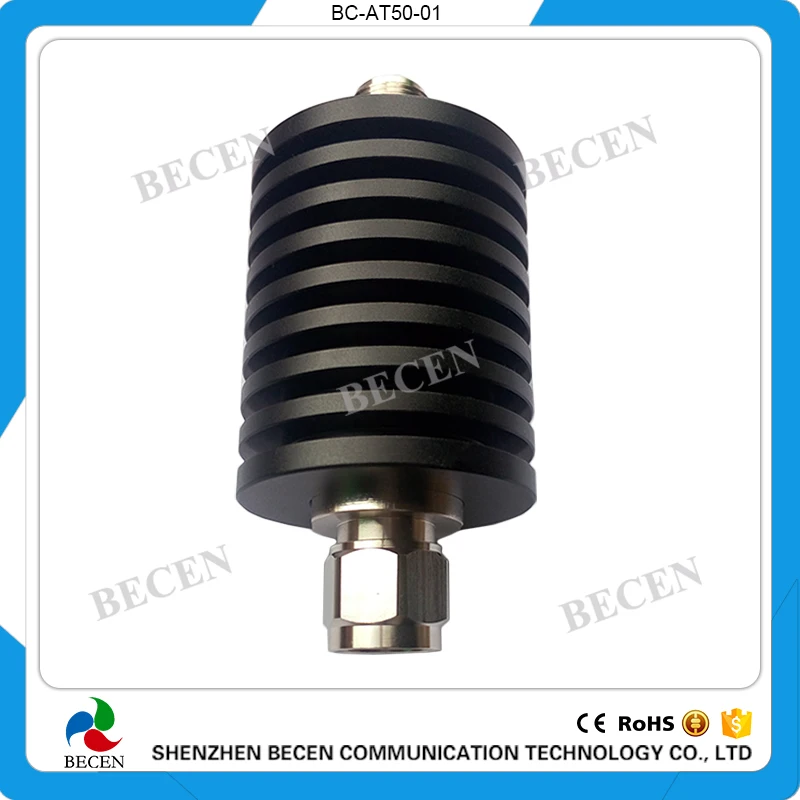 50 Вт N JK RF коаксиальный Фиксированный аттенюатор DC 3Ghz ом 1 дБ 2 3 5 6 10 15 20 30 40