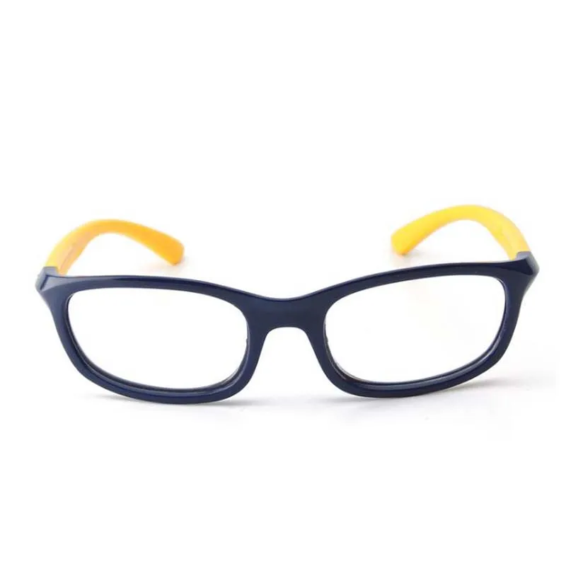 Высококачественные брендовые силиконовые оправы для очков Детские прозрачные