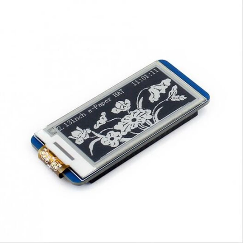 250x122 2 13 дюймовый дисплей E-Ink шляпа для Raspberry Pi поддерживает частичное обновления