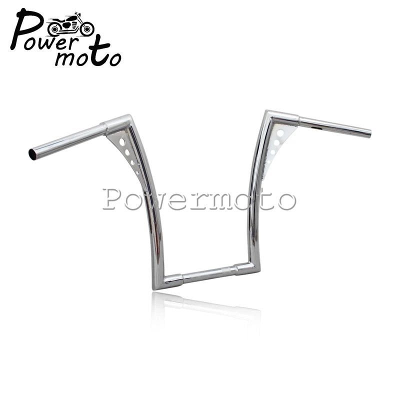 Мотоциклетная хромированная вешалка APE 16 дюймов Rise 1 1/4 руль для Harley Touring Softail FLST FXST