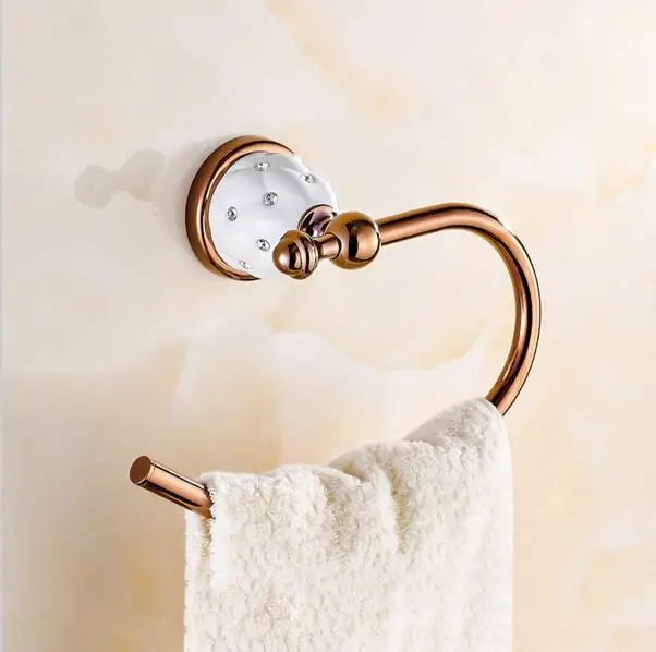 Кольцо для полотенца VB1277 латунь медь золото Готовые Аксессуары ванной комнаты