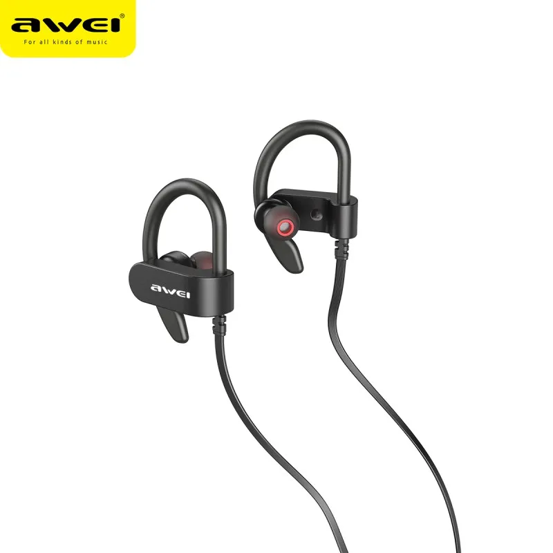 Awei WT50 Спортивные Bluetooth Беспроводные наушники с длительным сроком службы батареи IPX4 наушники HiFi стерео звук шумоподавление наушники с микрофоном
