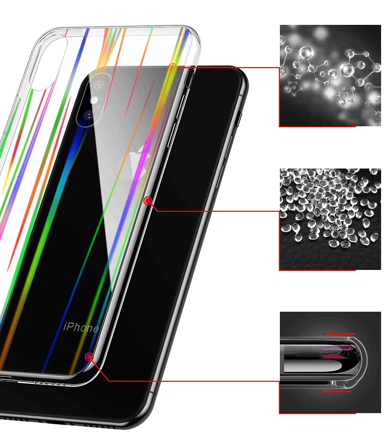 Прозрачное Защитное стекло для Iphone 7 8 7Plus Plus X XS Max XR|Защитные стёкла и плёнки