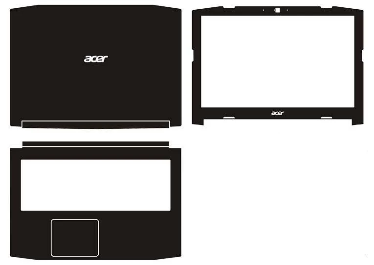 

Специальные виниловые наклейки для ноутбука из углеродного волокна, Обложка для Acer Aspire Nitro AN515-51 AN515-52 AN515-53 15,6"