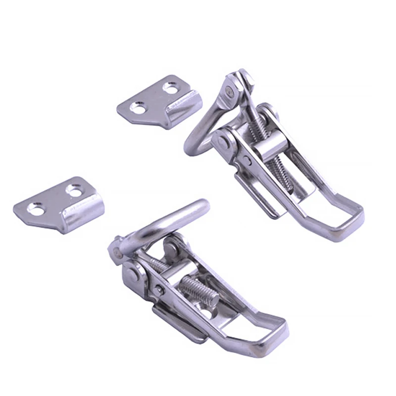 2 шт. синяя оцинкованная регулируемая застёжка-тогл Максимальная нагрузка 60 кг