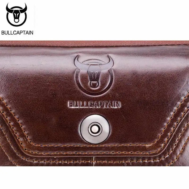 BULLCAPTAIN телефон сигарета кошелек поясная сумка Кожаный Хип бум барсетка поясные