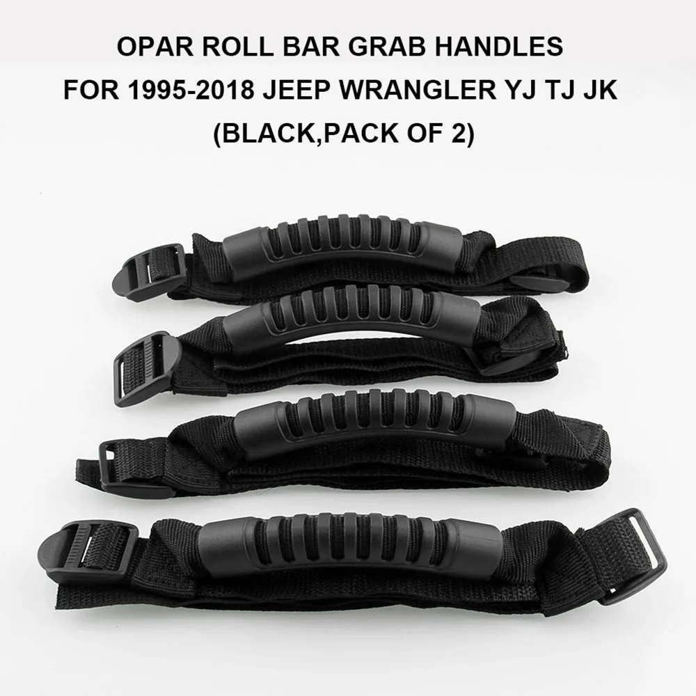 4 шт. захватные ручки ручка Тяговая планка для Jeep Wrangler YJ TJ JK JKU Sports Sahara Freedom Rubicon