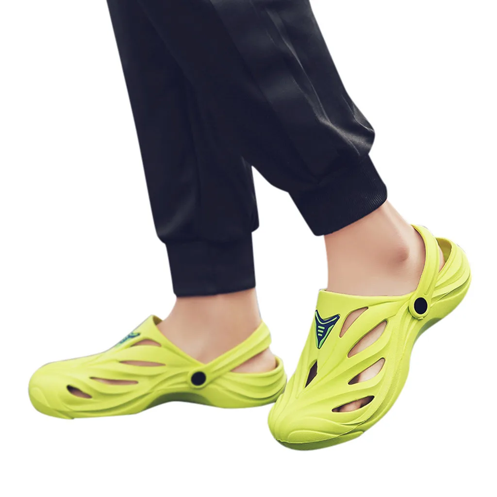 SAGACE/мужская летняя пляжная обувь на толстой нескользящей подошве с отверстиями