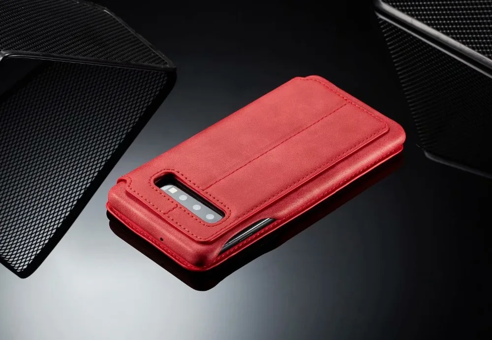 Роскошный кожаный чехол-книжка для samsung Galaxy s10, 9, 8, 7 plus, противоударный чехол-подставка для samsung Note 8, 9, чехол