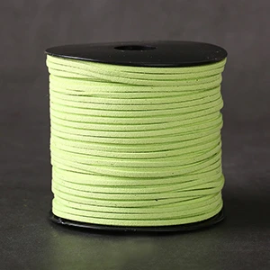 10 Yard Chainho, 10 ярдов, ручная плетеная веревка, ожерелье Бархатная веревка для ручного DIY аксессуары для одежды, искусственная кожа оленья веревка - Цвет: 10 Yard
