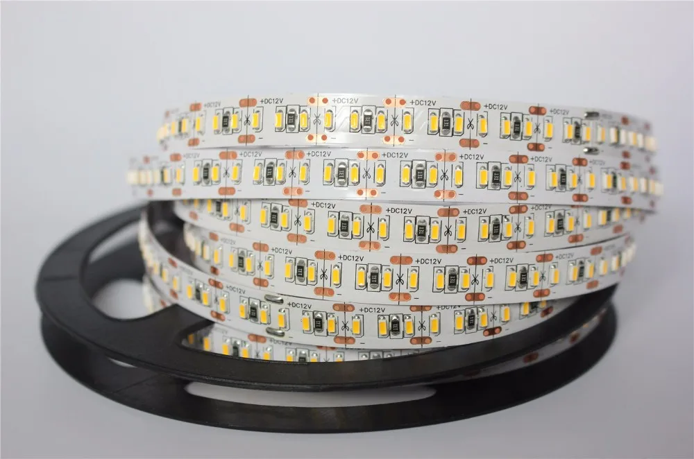 5 м/лот не Водонепроницаемая IP20 новая SMD 3014 Светодиодная лента супер яркая 204led/м