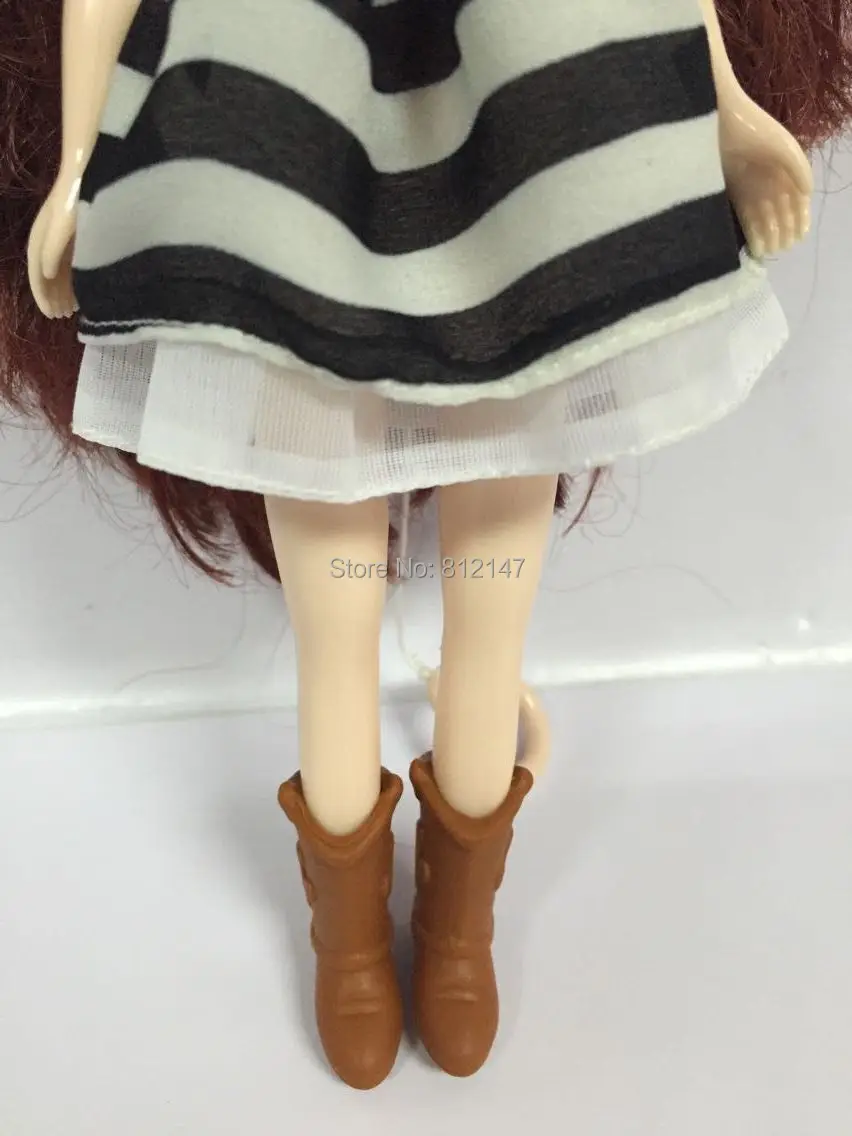 Blyth кукольные туфли ботинки 1/6 кукла Tang kou doll Pullip|shoes dyed|shoes ankle bootshoes for wedding dress |