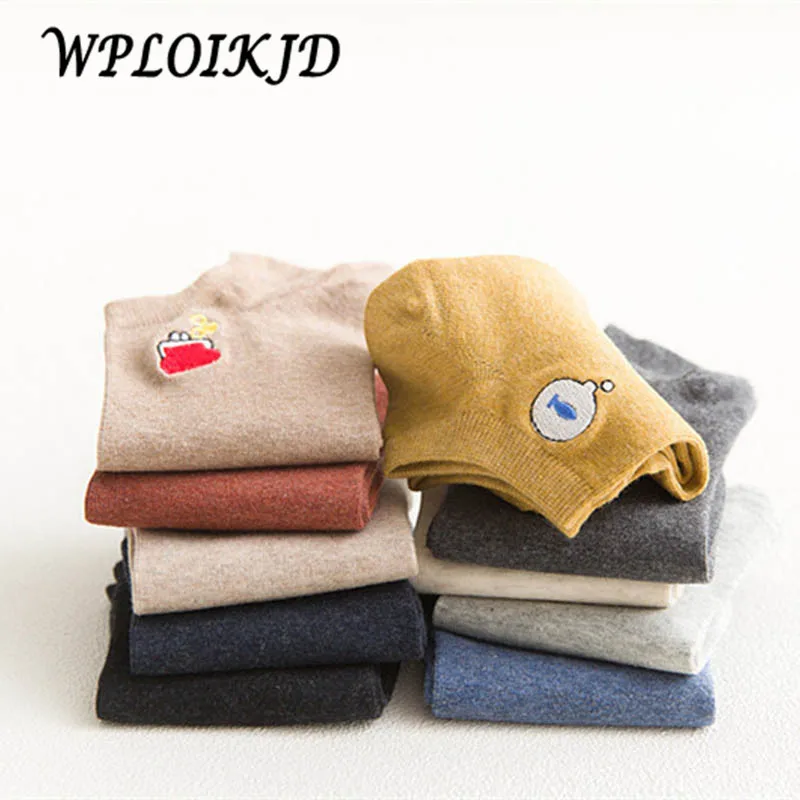 Носки мужские и женские WPLOIKJD повседневные хлопковые Дышащие носки в стиле хип