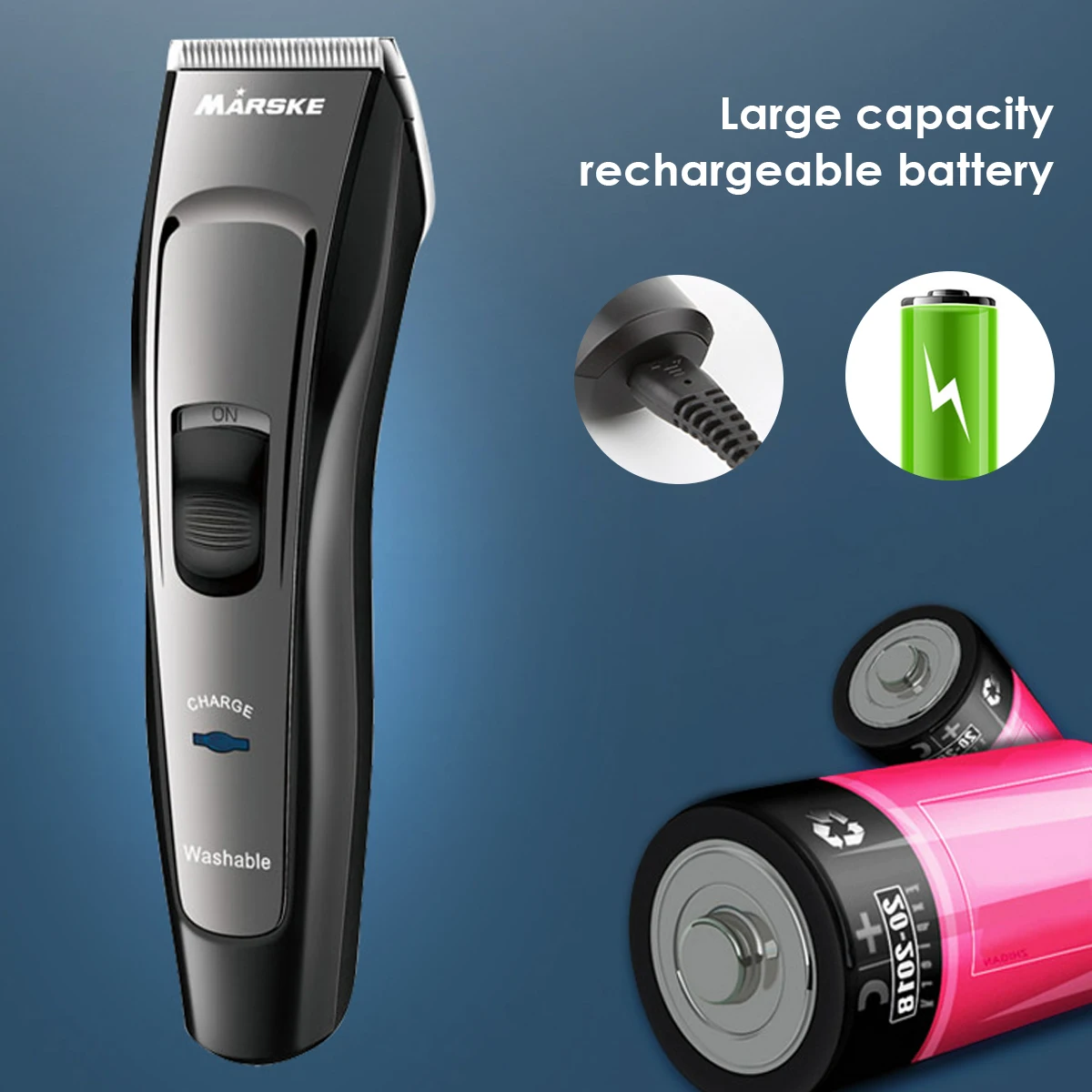 Триммер для волос набор стрижки беспроводная перезаряжаемая Водонепроницаемая